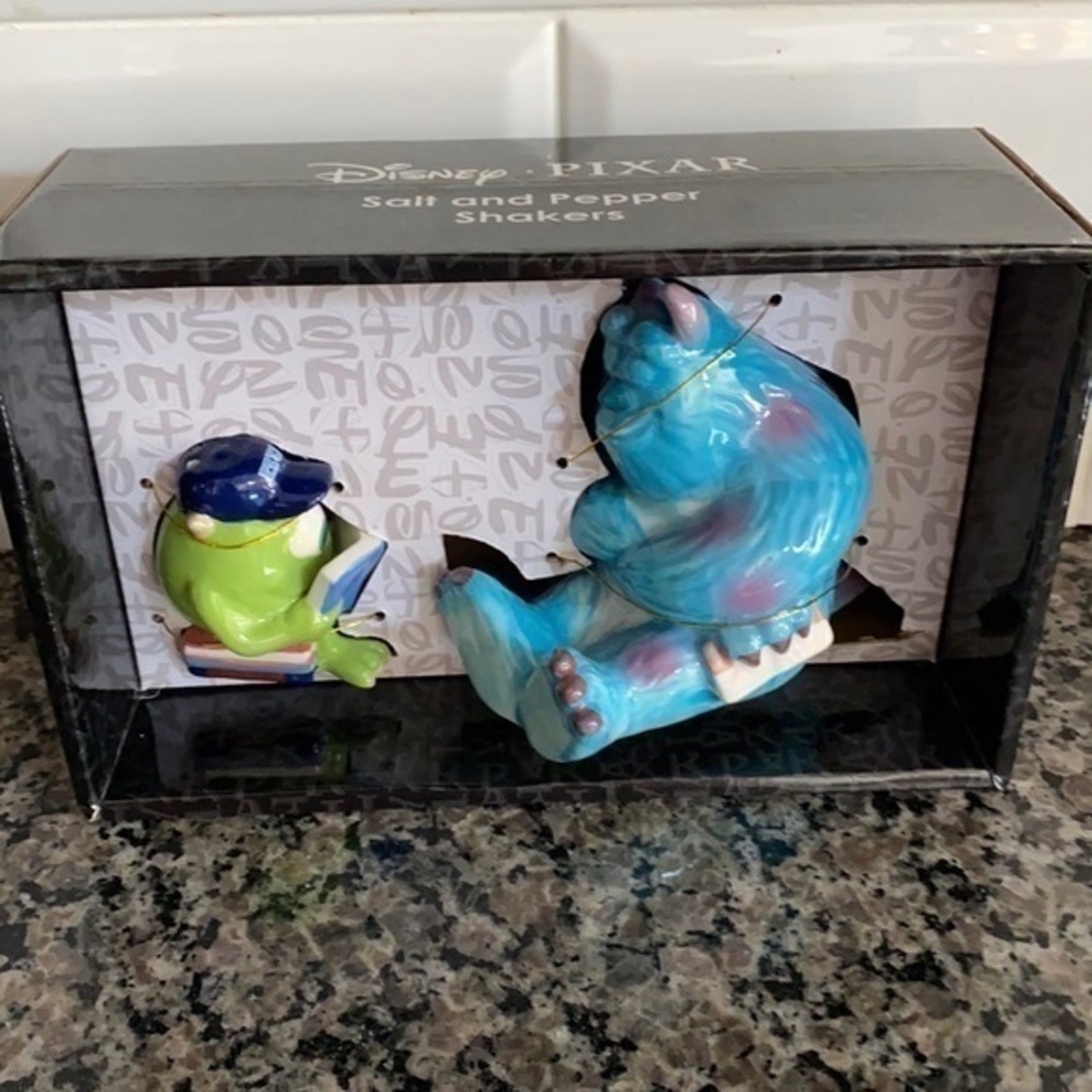Disney Pixar Monsters Inc. Salt & Pepper set new Disney